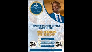 TACC Chief Apostle Visit in Mpumalanga 2024 [upl. by Nelrah]