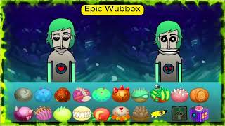 Bone Island with Banana cat and Epic wubbox incredibox mods  CRAZY MONSTERBOX  My Singing Monsters [upl. by Samoht]