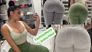 Fashionnova Jeans try on haul [upl. by Acinok498]