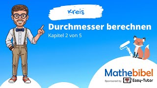 Kreis ► Durchmesser berechnen aus Umfang [upl. by Lyrpa]