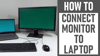 How To Connect A Second Monitor To Your Laptop  Using HDMI Cable  STEP BY STEP TUTORIAL [upl. by Notlrac]