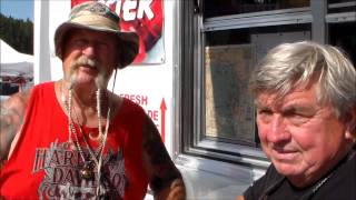 Rusty Thompsons Motorcycle Concession at Sturgis SD [upl. by Aliel]