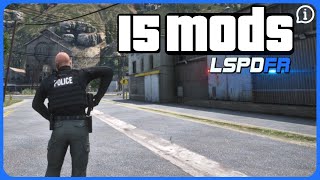 15 immersive mods for your LSPDFR GTA V Sample [upl. by Grishilde]