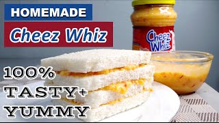 Homemade Cheese Whiz Pimiento  Tasty Pineapple Cheese Pimiento Recipe [upl. by Nerraj957]