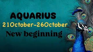 Aquariusweekly horoscope 21 oct 26 oct 🌟 its emotional New you 💖hinditarot aquariustarot [upl. by Nrublim]