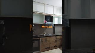 myworking kitchen woodwork playwood [upl. by Aneerhs]