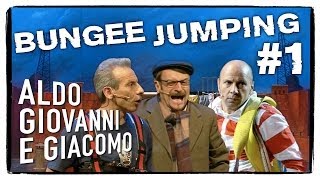 Anplagghed  Bungee Jumping 1 di 5  Aldo Giovanni e Giacomo [upl. by Ainahpets]