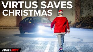 How the Volkswagen Virtus saved Christmas  Happy New Year 2024  PowerDrift [upl. by Albina]