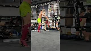 Muaythai Sparing NongO VS NongO Jr [upl. by Tippets]