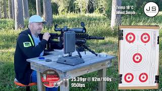 Benchrest 100y  Superior liner 124 [upl. by Yecnahc]