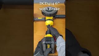 DeWalt Grinder Brake Testing  See How Fast They Stop  Shorts [upl. by Heisel711]