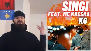 🇦🇱🇽🇰 SINGI feat MC KRESHA  KG HYPE UK 🇬🇧 REACTION [upl. by Treblihp826]