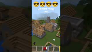 Lokicraft top 2 village seed🤩lokicraft villageseed [upl. by Acirej]