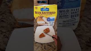 How to Cook Gortons Beer Battered Frozen Fish Fillets  Toaster Oven Recipes [upl. by Arobed718]