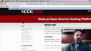 Deploying NodeJS Apps to Nodester [upl. by Hafeetal801]