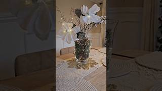 Quick amp Easy DIY Christmas Dining Table Ornament [upl. by Ritch]