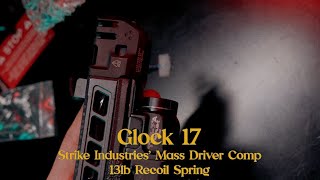 Strike Industries’ Mass Driver Compensator on the Glock 17 [upl. by Henry]