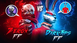 Zerox FF Vs DarkTipsff  Most Demanded Match🔥‼️ [upl. by Joshuah870]