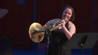 Jennifer Montone amp Meng Cheih Liu Perform Hindemiths Horn Sonata 1939 [upl. by Aicilef237]