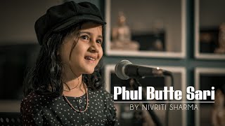 PHUL BUTTE SARI फूलबुट्टे BY NIVRITI SHARMA KID VERSION FROM DARJEELING Nivritisoundtrack [upl. by Nozicka]