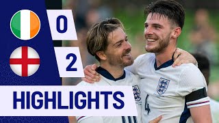 Ireland vs England 02 Highlights Declan Rice Jack Grealish  UEFA Nations League [upl. by Okime]