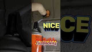 What is a fire blocking expanding foam tips firesafety code [upl. by Nraa]