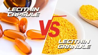 【Lecithin】Capsules VS Granules  ENG version [upl. by Hutchings795]