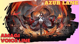 AZUR LANE  Aircraft Carrier Amagi Voice Line quot Japanese Audio quot [upl. by Annawot]