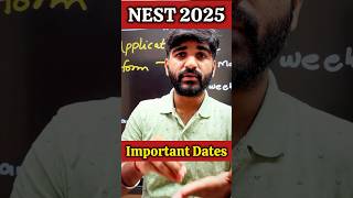 All About NEST Exam 2025  Exam Date Eligibility Exam PatternSyllabusNISER amp CEBS Admission 2025 [upl. by Pacificas]