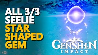 Star Shaped Gem Seelie Genshin Impact All 33 Puzzle [upl. by Amin302]