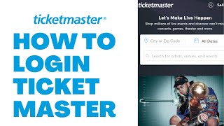 Ticketmastercom Login How to Login Ticketmastercom Login My Account ⏬👇 [upl. by Ahsanat274]