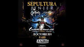 sepultura  Le Zénith Paris  La Villette Paris 19eMercredi 30 Octobre 2024 [upl. by Asserrac]