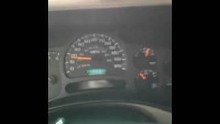 4wd launch in supercharged Tahoe with headers amp GT23 cam 085mph [upl. by Atiuqal418]