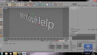 Cinema 4D Tutorial 3D Text erstellen [upl. by Elletsyrc738]