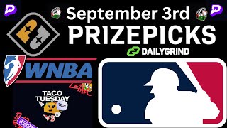 Prize Picks Props MLB amp WNBA Sep 3rd [upl. by Leilani]