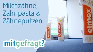 Alles rund um Milchzähne Zahnpasta und Zähneputzen mit elmex  dm mitgefragt Folge 58 [upl. by Sineray]