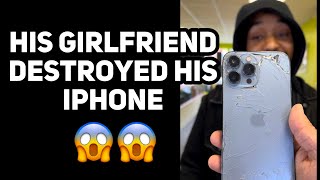 His Girlfriend Tried to Get inside His iPhone 😱 Watch till the end ‼️ [upl. by Fuld]