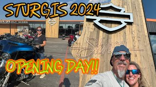 🚨🔥🇺🇸 STURGIS 2024 OPENING DAY sturgisrally baggerzlife [upl. by Aivonas280]