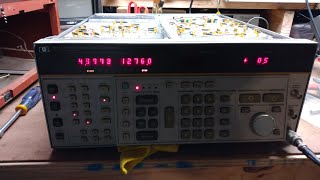 Unboxingrepair of an HP 3468A DMM and HP 8662A Synthesized Signal Generator [upl. by Sayers182]