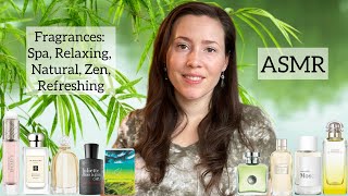 ASMR  Natural Spa Relaxing Zen Refreshing Perfume Collection  Glass Tapping amp Whispering [upl. by Akkina]