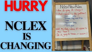 HURRYNCLEX Is Changing Its Patterntrending nclexnclexrnnew [upl. by Parris846]