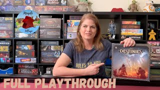 Destinies Board Game Playthrough Part 1 [upl. by Adnolahs680]