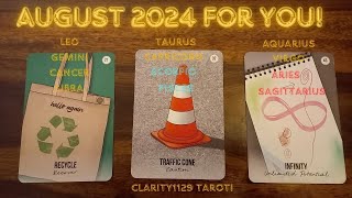 AUGUST 2024 FOR YOU PICK A CARD TAROT general love career finances wellbeing spirituality [upl. by Atniuqal]