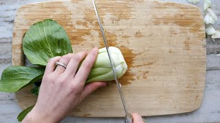 How to Cut Bok Choy [upl. by Htabmas595]