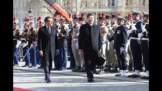 LIVE President Xi Jinping attends welcome ceremony in France [upl. by Nett466]