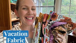 Vacation Fabric Haul From Maine [upl. by Uwton]