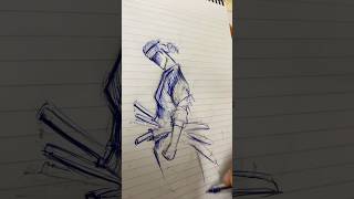 Kolay anime Çizimi shortvideos karakalem drawing sketch cizim [upl. by Nashom263]