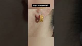 Simple earrings designs youtubeshort shortfood [upl. by Sukramed203]