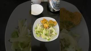 Pollo en salsa con ensalada shorts comida viral [upl. by Strander]