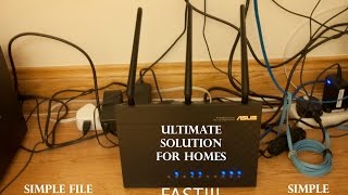 80211ac Router Asus RTAC68U Review ULTIMATE solution for homes [upl. by Ibbie]